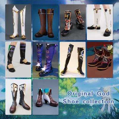 China Genshin Impact Albedo Klee Barbara Lumine Yun Jin Xiao Cosplay Shoe Customization Genshin Impact for sale