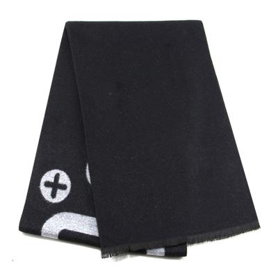 China Long New arrival Woolen Men Custom Embroidered soft Pashmina Scarf wholesale for sale