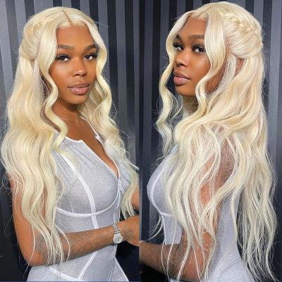 China Other 30 Inch 613 Full Lace Wigs 100% Virgin Human Hair Lace Front Wig 12a 613 Transparent Cuticle Aligned Human Hair Wig for sale