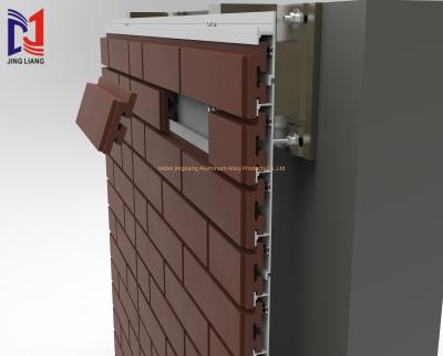 China Terracotta Brick Fixing System With Waterproof Board for sale
