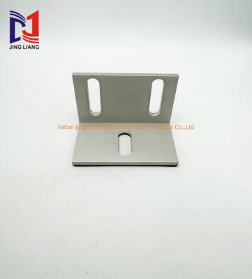 China 80*50*50 mm Hoekcode voor gevelondersteuningssysteem met anodiserende oxidatiecoating Te koop