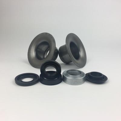 China Factory Carrier Roller Parts Carbon Steel Supporting Bracket For 133mm Tube Steel Pipe Supporting End Cap for sale