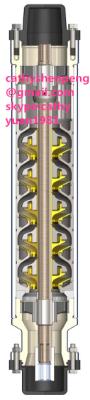 China Venta en caliente 400 serie contra el sentido de las agujas del reloj Monel Shaft Ni-resistente REDA bomba sumergible eléctrica para perforación en venta