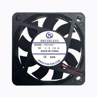 China High Efficiency Humidifier Axial DC Brushless Fan 6015 for Ventilation Cooling 60X60X15 High Speed DC Cooling Ventilation Fan for sale