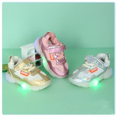 China Light Up High Quality Led Light Children's Sports Designers Casual Shoes Most Comfortable for sale