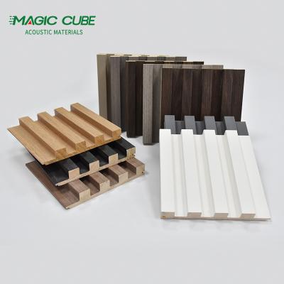 China Gemakkelijk te installeren Voordeel Decoratieve Houten Slat Grille voor Contemporary Style Wanden Te koop