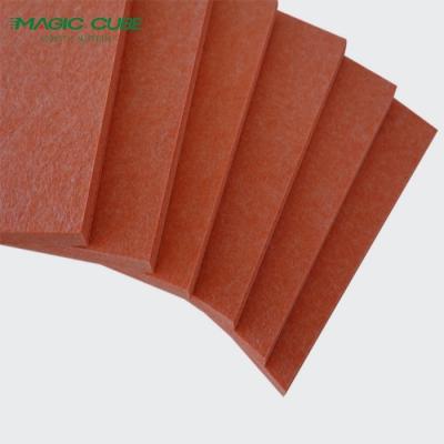 China Materiais de absorção de som ecológicos Placas acústicas de fibras de poliéster à venda