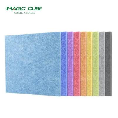 China Sala de conferências Material absorvente de som placa acústica de fibra de poliéster de alta densidade à venda