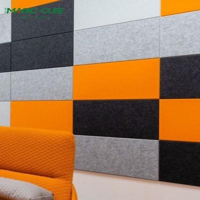 China Painéis de absorção de som de fibras de poliéster personalizados para salas de áudio com corte à venda