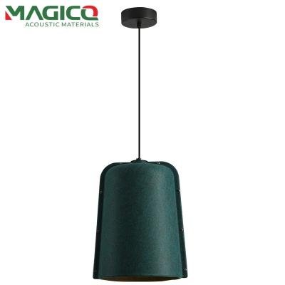 China Felt Pendant Light Shade Living Room Luxury Color Modern Polyester Fiber Sound-absorbing Handmade Lampshade for sale
