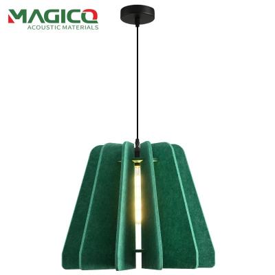 China High Quality Modern Handing Acoustic Pendant Light Lampshade PET Felt Sound Absorbing Fabric Pendant Lampshade for sale