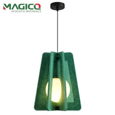 China Moderne stijl polyestervezel lampjas Indoor schaduw cover huisdier akoestische schaduw felt lamp hanger licht kandelaar Te koop