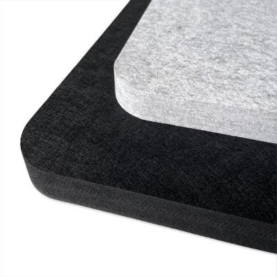 China Engraving Acoustic Polyester Fiber Sheet Interior Polyester Sound Absorber for sale
