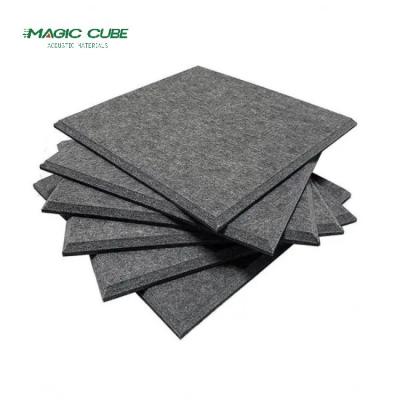 China 12mm Pure Camel Polyester Fiber Acoustic Panel Polyester Sound Absorption for sale