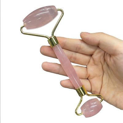 China face factory price selling rose quartz jade facial roller for sale