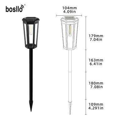China Waterproof Solar Garden Light Led Garden Lights PC Material Solar Lights for sale