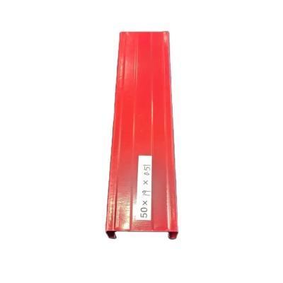 China 50-150mm Width Color Steel Ceiling Keel For Sustainable Construction Metal Drywall Track for sale