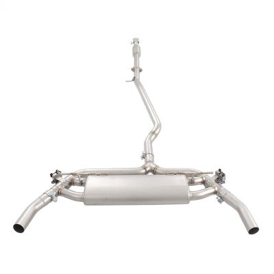 China 304SS Stainless Steel Exhaust System For Mercedes Benz CLA Class CLA220/260 /250/200/180 1.6T/2.0T Downpipe With Catalytic Cat Back With Valve Control for sale