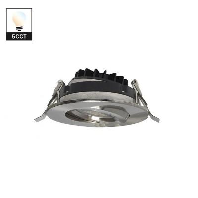 China IC Rated LED Round Recessed Downlight AC12V 1000lm 4 Inches Trimless for sale