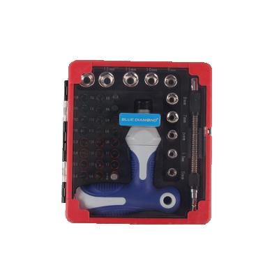 China Quick Delivery Ratchet Screwdriver Household Tool Magnetic Household Tool Kit for sale