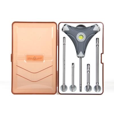 China Household Tool Hot Selling Interchangeable Screwdriver Set Chrome Household Tool Kit for sale