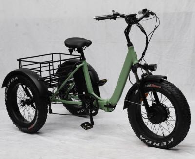 China 20*4.0 Electric Three Wheel Fat CargoBicycle for sale