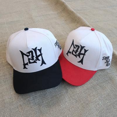 China COMMON High Quality OEM Customized 5 Panel Unisex Adults Structured Curved Brim Cotton 3D Embroidery Baseball Cap Hat for sale