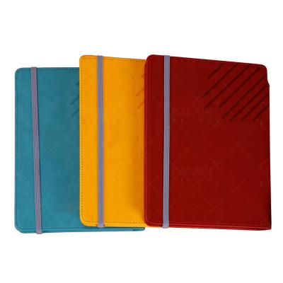China Wholesale Personalized Leather Hard Cover Notebook PU A5 A6 Journal Diary Planner for sale
