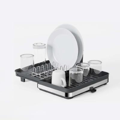 China Stainless Steel Kitchen Dish Drainer With Detachable Design for sale