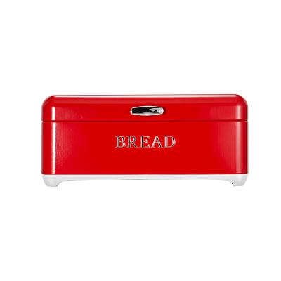 China Metal Bread Bin Set Tea Can Coffee Can Kitchen Storage Bread Containers Kitchen Organizer Can Design Style Morden Luxury for sale