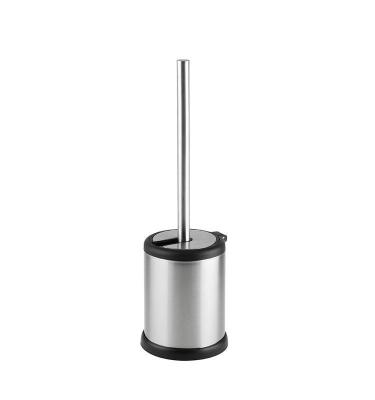 China Say Hello to a Hassle-Free Bathroom Cleaning Experience with Economic Stainless Steel Toilet Brush and Automatic Open Holder for sale