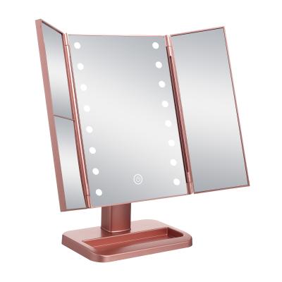 China Klappbare Eleganz von's Vanity Mirror mit flachen und Bevel Rand zu verkaufen