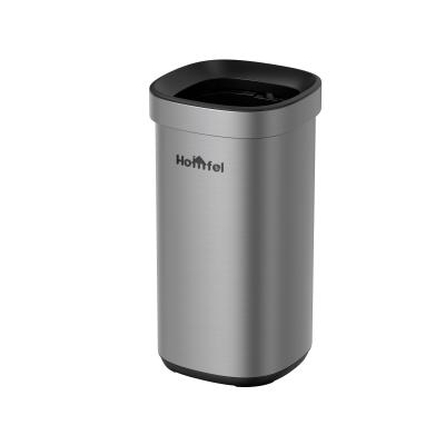 China Klantenlogo Huishouden Grote capaciteit Open rechthoekige vuilnisbak 8L/12L/20L/30L roestvrijstalen vuilnisbak zonder deksel Te koop