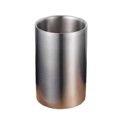 China Stocked 1.4L Heavier ice bucket stainless steel kitchen accessories for champagne cooler for home and restaurant use for sale