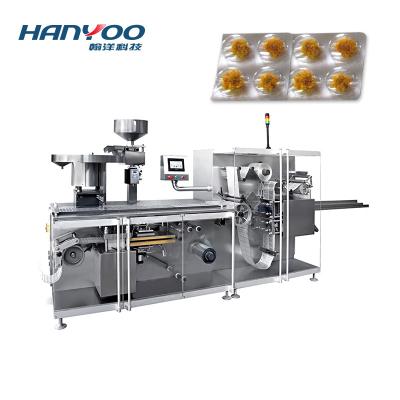 China HANYOO High Speed Rotary Blister Packing Machine DOC Series Chewing Gum Pastels Chocolate Beans Blister Pakeage Machine for sale