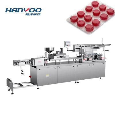 China HANYOO DPP-360E High Speed Plastic Liquid Chocolate Cream Blister Blister Packaging Machine For Tablet Pill Capsule for sale