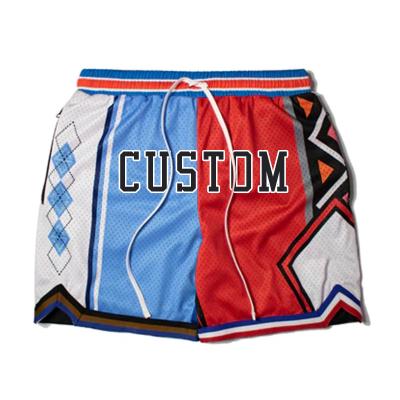 China 2022 Sports 80s Full Sports Gym Sublimation Basketball Tank Top Casual Breathable Cycling Shorts For Men for sale