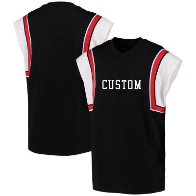 China Breathable 2022 Latest Design Plus Size College Black Hardwood Classic Customize Reversible Mens Basketball Tank Tops for sale