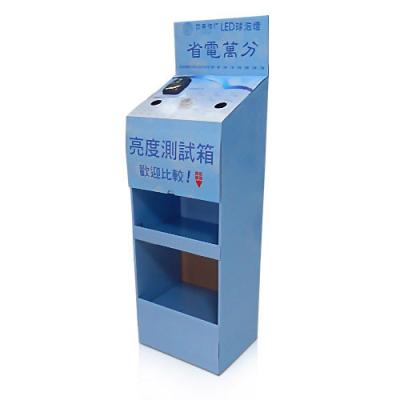 中国 LED のための光沢のあるボール紙の棚の大箱は、ボール紙のリサイクルの回収容器つきます 販売のため