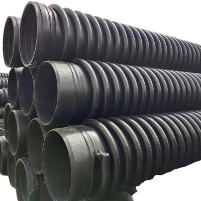 China Delivery Water SN8 CORRUGATED PIPES HDPE 5.8M LENGTH for sale