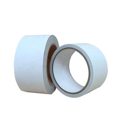 China Chentai high quality heavy duty jumbo roll super strong easy tear transparent self adhesive paper coated double sided tissue tap à venda