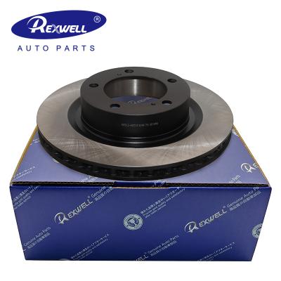 China Hochwertiges Auto Beschichtet Grau Gusseisen Lüftungsbremsscheibe Rotor 43512-0C020 43512-60210 für Toyota Land Cruiser Prado Lexus LX570 zu verkaufen