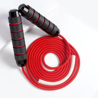 China High Quality Gym Plastic Braided Adjustable Speed Equipment Fitness Heavy Weighted Jump Rope for sale