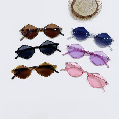 China Retro Diamond PC Frame Baby Toddler Sunglasses Shading Kid Sunglasses Fashion UV400 Protection Lenses For Kids for sale