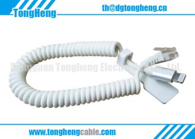 China Dynamic Industrial Signal Control Spiral Power Cord for sale