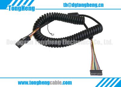 China Highly Resilient Flex Spiral Power Cable Cord for sale