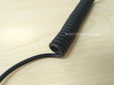 China UL2464 PVC-sheath Popular Curly Electronics Spiral Cable for sale