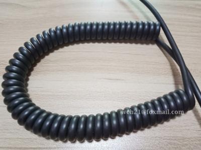 China UL20411 Car Battery PUR Curl Spiral Cable for sale