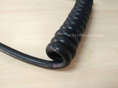 China UL2662 Heavy Equipment PVC Curl Spiral Cable for sale