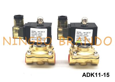 中国 G1/2」DN15 CKDのタイプ電磁弁ADK11-15A/G/Nの試験作動させた2つの方法ダイヤフラムの構造 販売のため